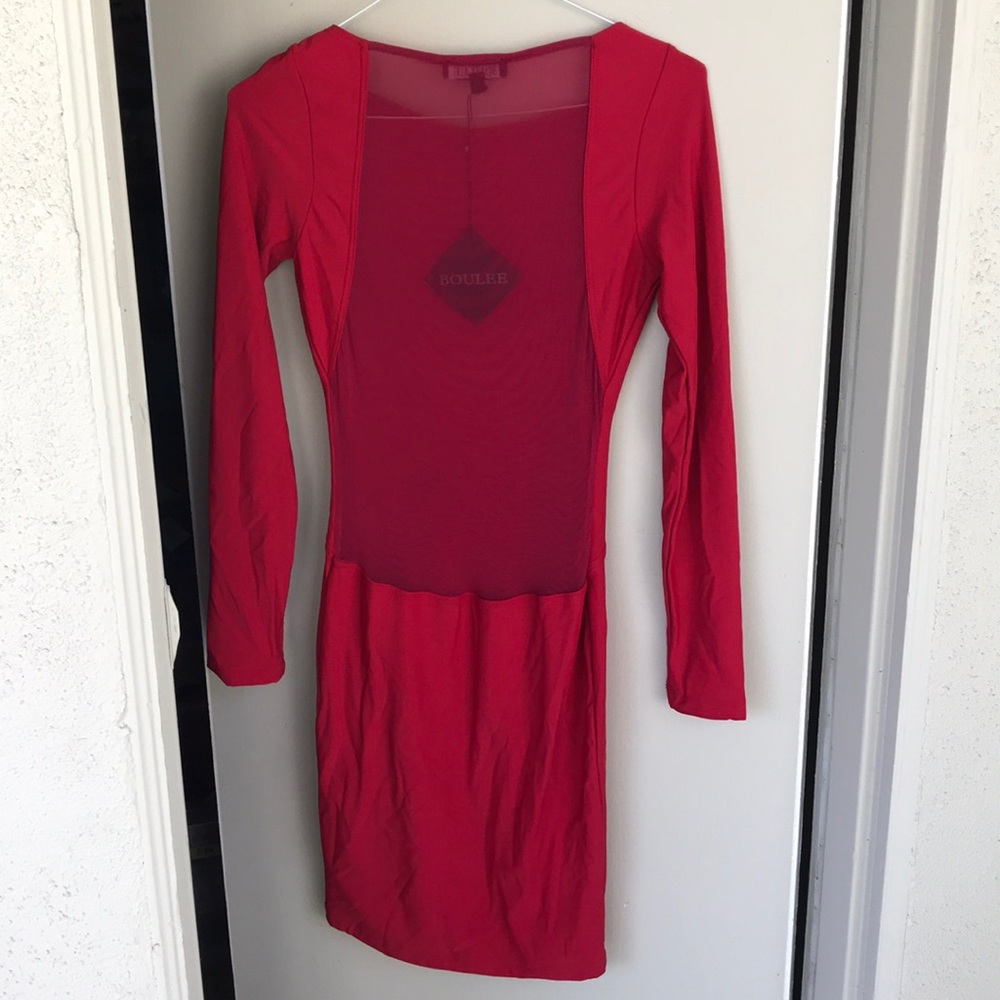 New Red Dress with open back